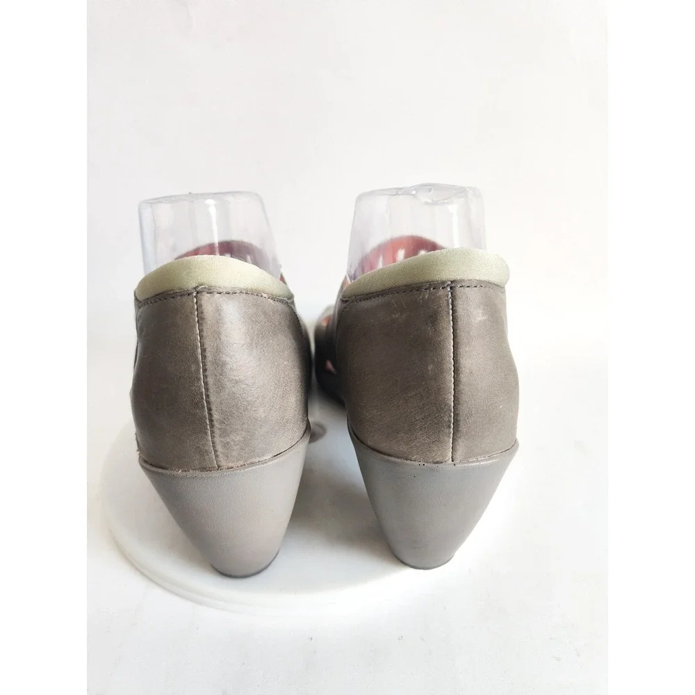Merrell Mary Janes Pumps 9 Cone Heels Leather Open Toe Cutouts Comfort Evera